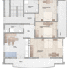 Bild von Ferienwohnung mit 2 Badezimmer und 3 Schlafräumen
