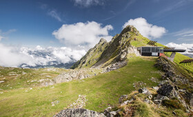 Panoramabild von der Hochalpila Bergstation