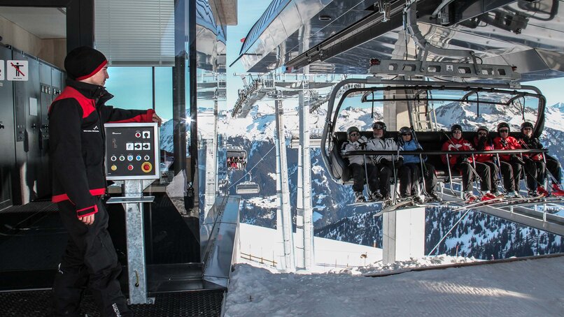 Der Sessellift - ausstieg in der Silvretta Montafon  | © Silvretta Montafon 