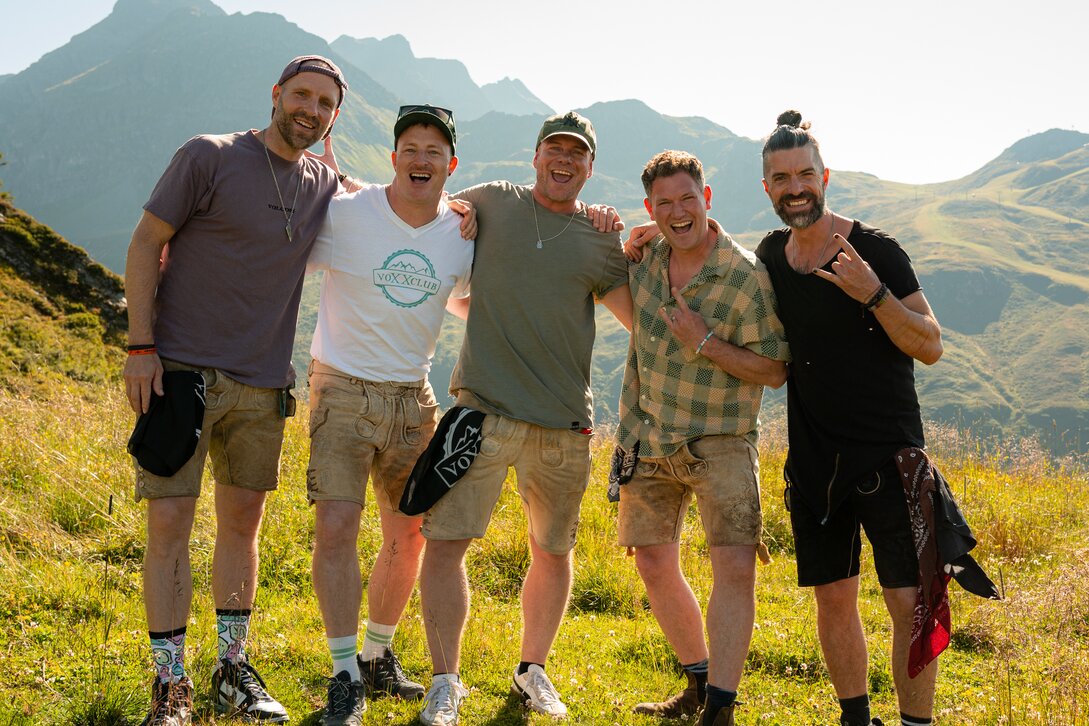 Portait von VOXXCLUB beim Burning Lederhosen Festival in der Silvretta Montafon. | © Silvretta Montafon - Robin Mayer