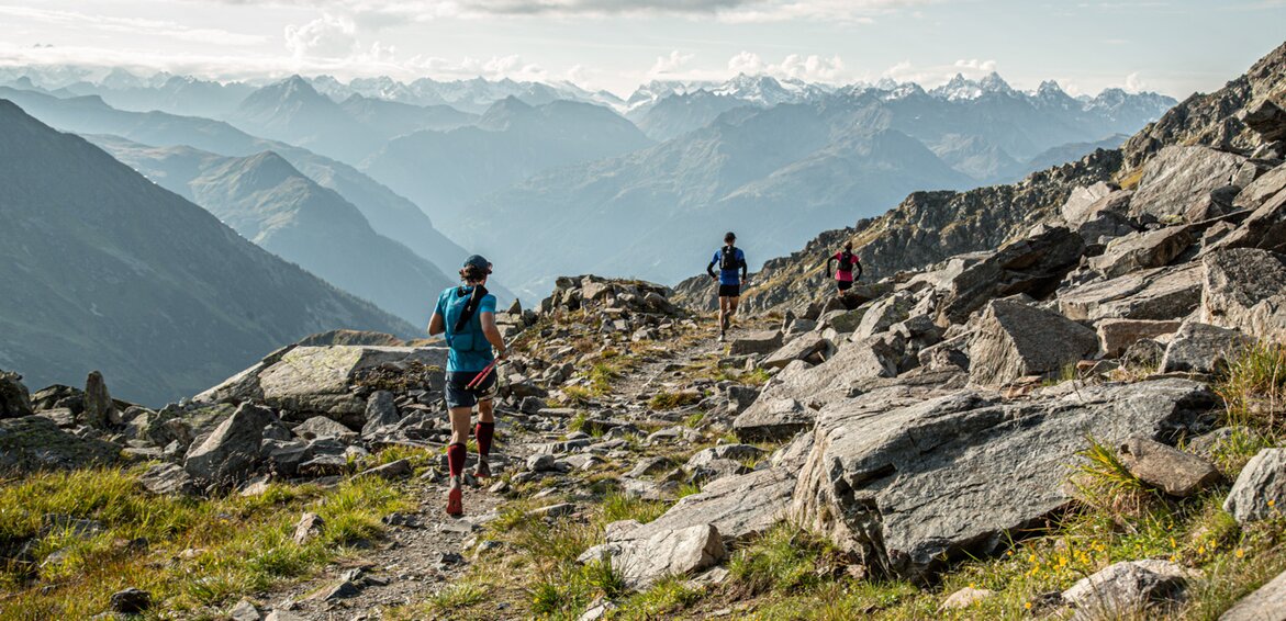 Strecke Montafon Totale Trail - Silvretta Montafon | © Silvretta Montafon - Frederike Weber Die Läufer beim Montafon Totale Trail in der Silvretta Montafon. | © Silvretta Montafon - Frederike Weber