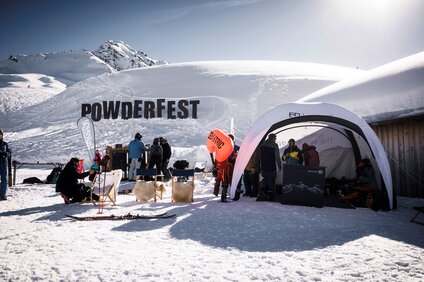 Set up Powderfest 2024 in der Silvretta Montafon. | © Silvretta Montafon - Max Draeger