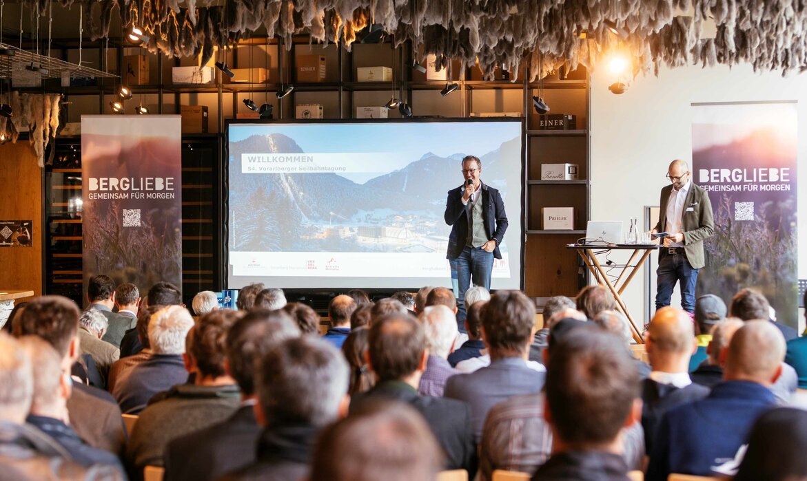 Präsentation zur Seilbahntagung in der Silvretta Montafon  | © mathis.studio 