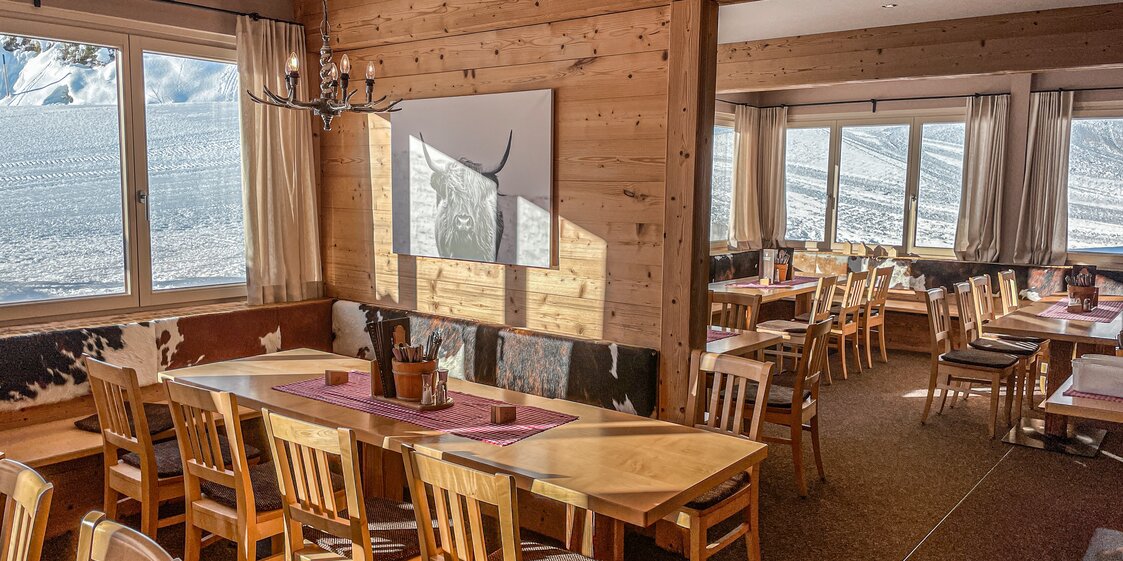 Der Innenraum des Rehsee Stöbli in der Silvretta Montafon. | ©  Silvretta Montafon - Vanessa Strauch