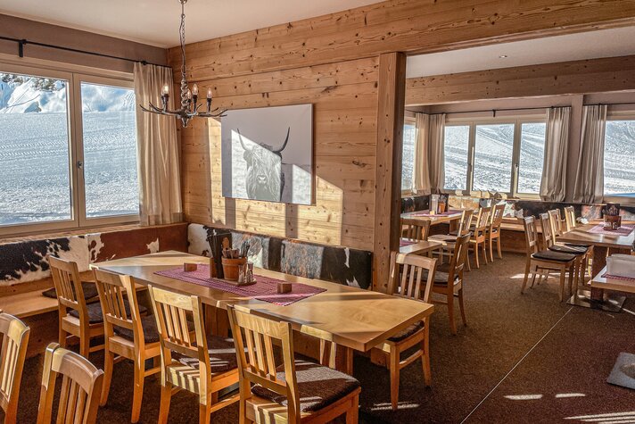 Der Innenraum des Rehsee Stöbli in der Silvretta Montafon. | ©  Silvretta Montafon - Vanessa Strauch