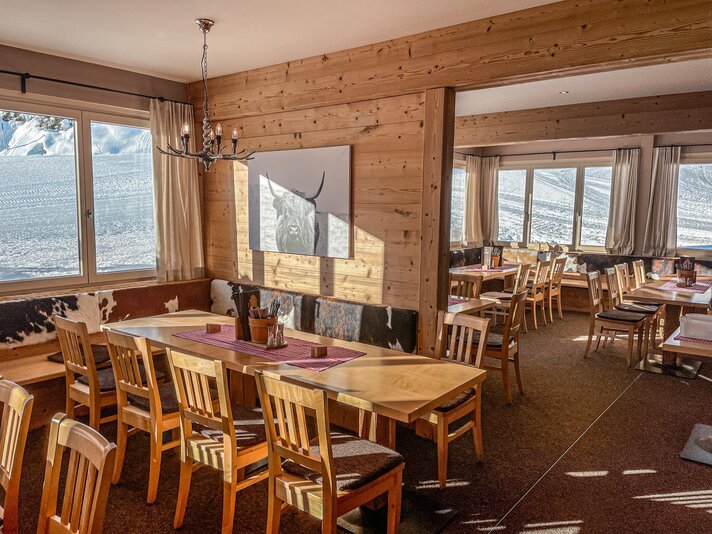 Der Innenraum des Rehsee Stöbli in der Silvretta Montafon. | ©  Silvretta Montafon - Vanessa Strauch