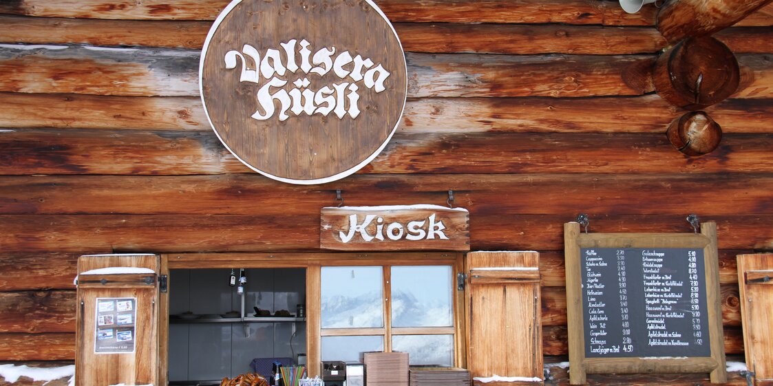 Das Kiosk vom Valisera Hüsli im Skigbiet Silvretta Montafon. | © Silvretta Montafon - Jutta Detjen
