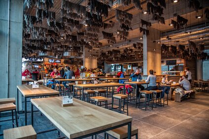 Die Markthalle im Silvretta Park Montafon. | © Silvretta Montafon - Friederike Weber