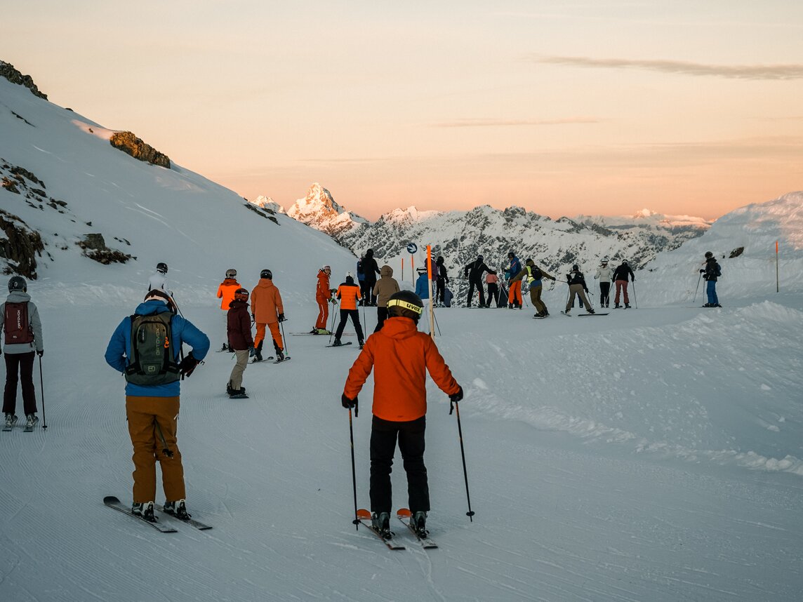 Sonnenaufgang auf 2000m Höhe in der Silvretta Montafon  | © Silvretta Montafon - Vanessa Strauch 