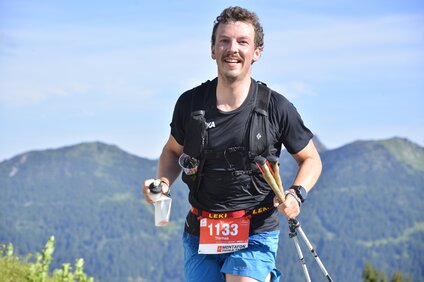 Ein Läufer beim Trailrunning in der Silvretta Montafon beim Montafon Totale Trail | © Alpha Foto - Silvretta Montafon