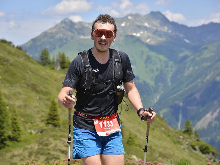 Ein Läufer beim Trailrunning in der Silvretta Montafon beim Montafon Totale Trail | © Alpha Foto - Silvretta Montafon