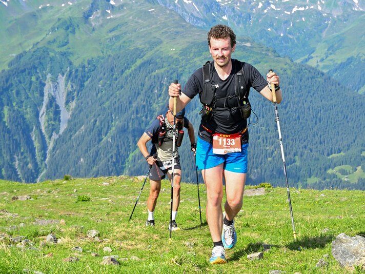 Ein Läufer beim Trailrunning in der Silvretta Montafon beim Montafon Totale Trail | © Alpha Foto - Silvretta Montafon