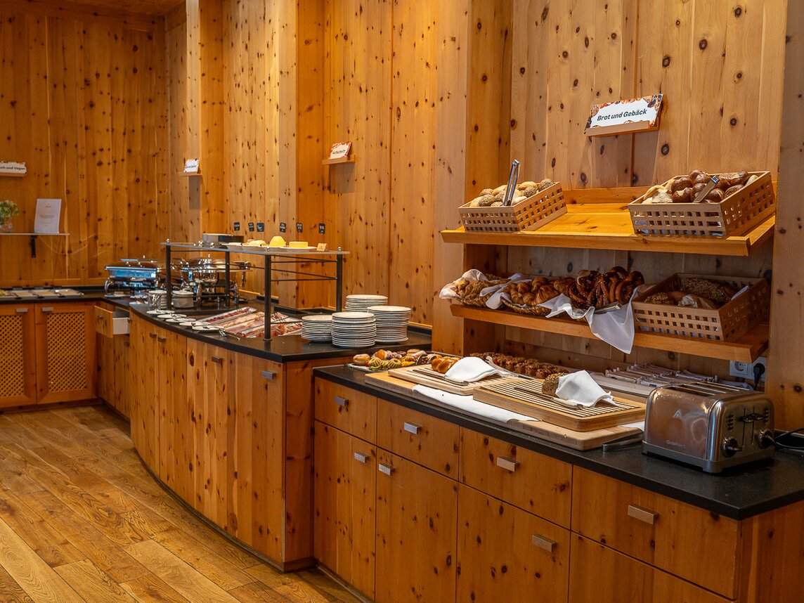 Frühstücks Buffet eines Hotels beim MTT 26 in der Silvretta Montafon | © Silvretta Montafon - Sara Kluber