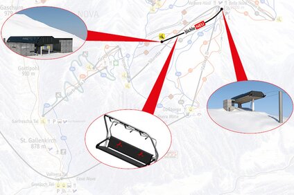 Jöchle Bahn pistenplan  | © Silvretta Montafon 