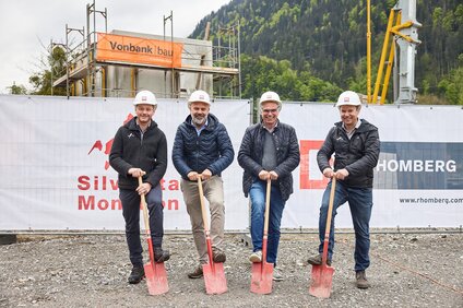 Baubeginn fürs Mitarbeiterhaus "SiMotel" in Zamang für die Silvretta Montafon   | © Silvretta Montafon - Stefan Kothner 