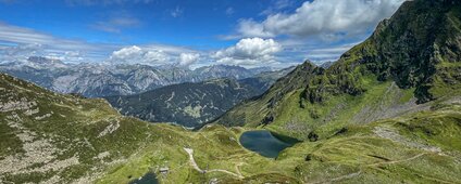Zwei Bergseen in der Silvretta Montafon  | © Silvretta Montafon - Vanessa Strauch