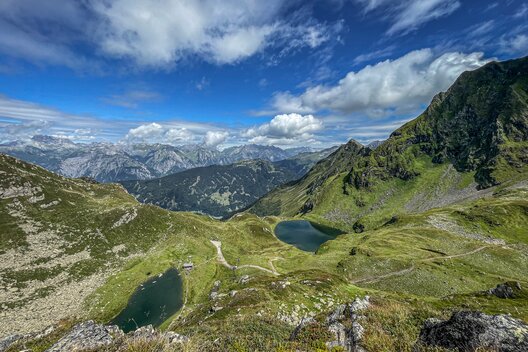 Zwei Bergseen in der Silvretta Montafon  | © Silvretta Montafon - Vanessa Strauch