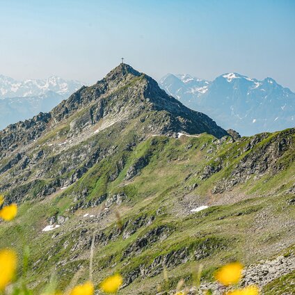 Aussicht auf den Gipfel der Zamangspitze in der Silvretta Montafon. | © Silvretta Montafon - Vanessa Strauch