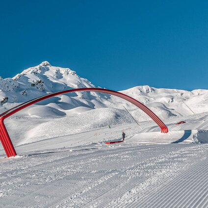 Jib im Snowpark Montafon in der Silvretta Montafon. | © Silvretta Montafon - Matty Cox